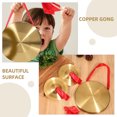 thumbnail image 4 of Chinese Gongs Traditional Copper Gong Chinese Instrument With Mallet for Home, 4 of 8