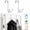 Silver, variant on HFHOME 2Packs Over The Door Double Hanger Hooks, Metal Twin Hooks Organizer for Hanging Coats, Hats, Robes, Towels- Black