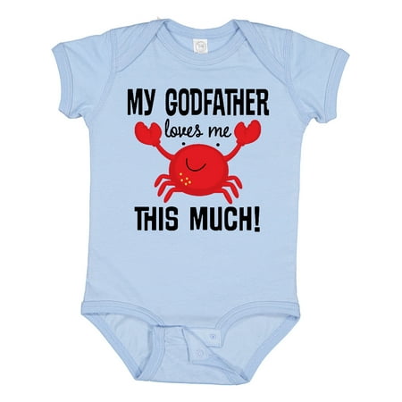 

Inktastic My Godfather Loves Me Godchild Boys or Girls Baby Bodysuit