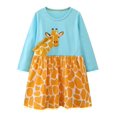 thumbnail image 1 of Vestido Hongshilian Cartoon Party Jersey de algodón para niña 6T, 1 of 7