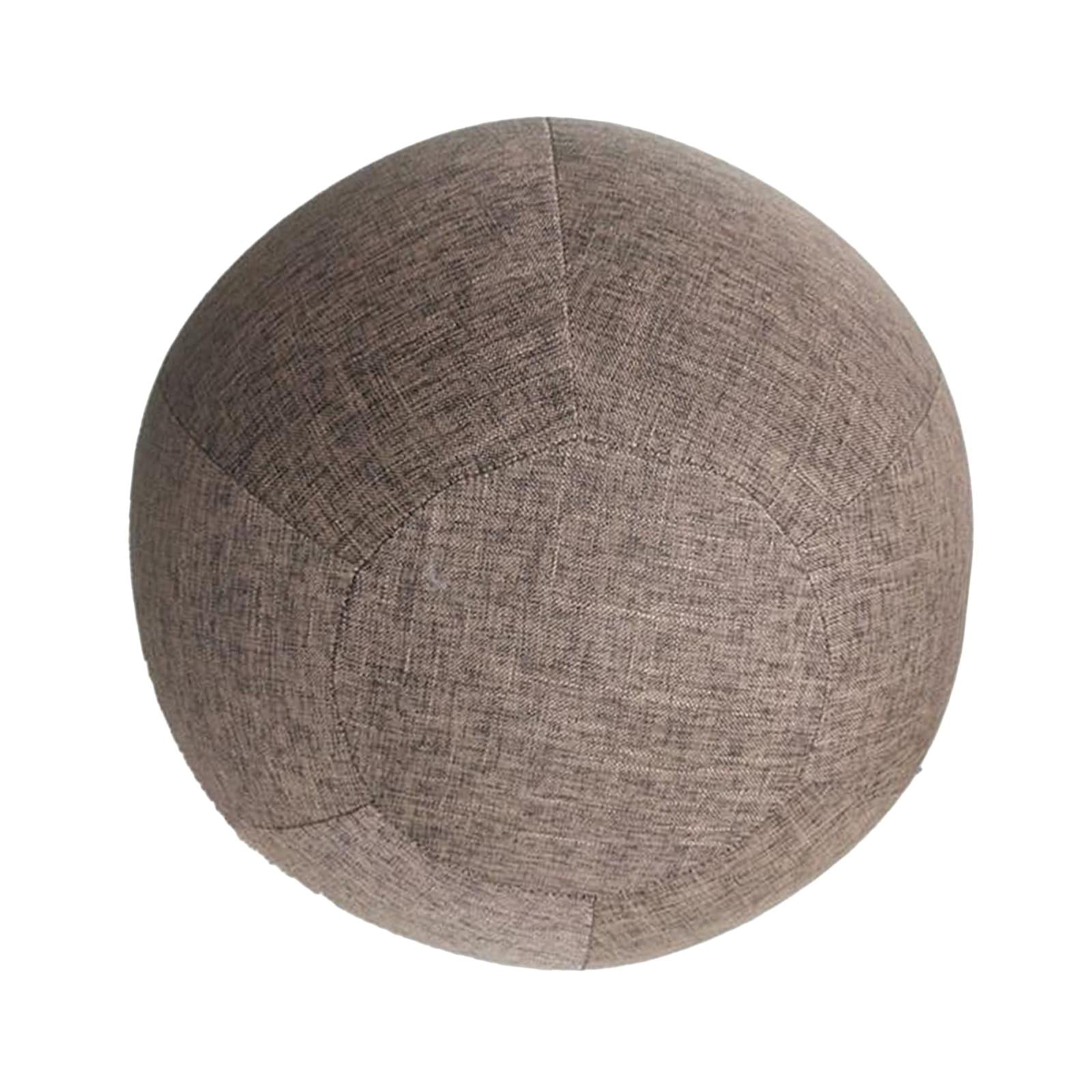 Durable Non-Slip Yoga Ball Cover 55 Cm Anti-Slip Childbirth Exercise Ball 22`` Protector Protective Covers , Coffee