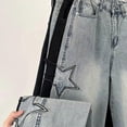 thumbnail image 5 of Y2K-pantalones vaqueros Vintage para mujer, ropa de calle, pantalones rectos estéticos de estrella de gran tamaño, pantalones vaqueros Grunge de pierna ancha, ropa para hombre, pantalones coreanos, 5 of 5