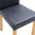thumbnail image 5 of vidaXL Dining Chairs 6 pcs Gray Faux Leather, 5 of 5