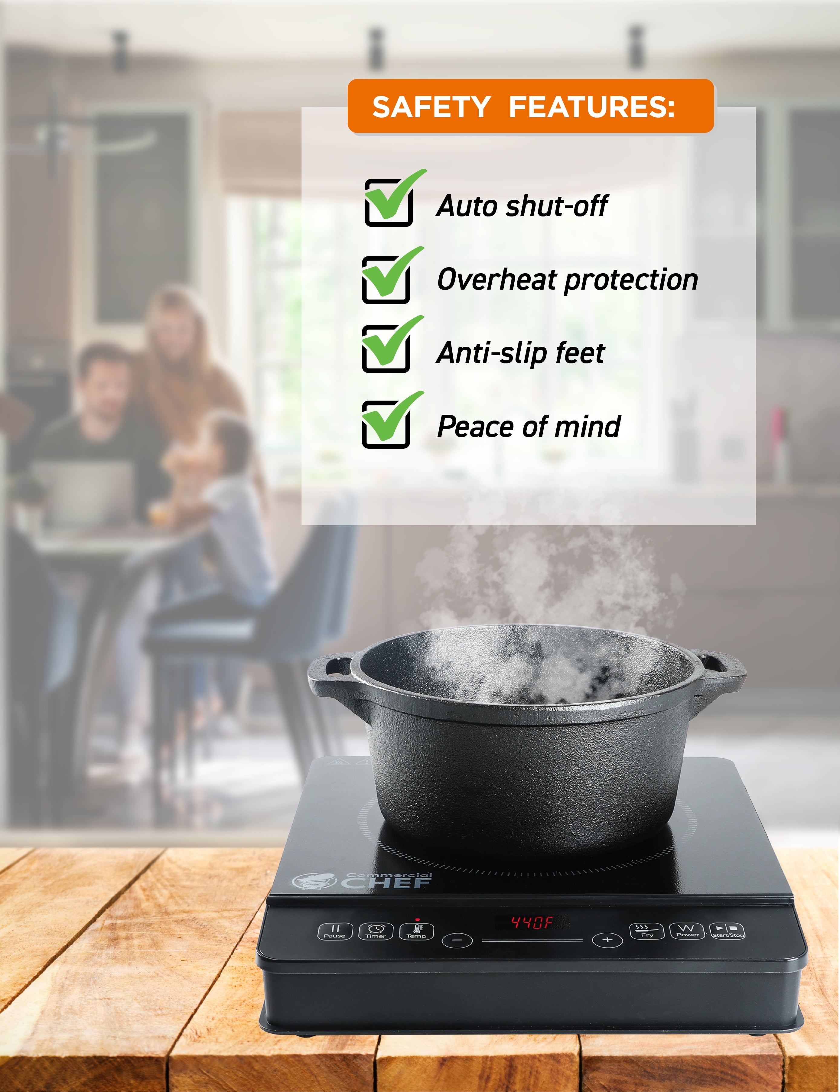 Spectrum™ Commercial Electric Countertop Induction Cookers