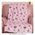 thumbnail image 4 of Cobertor Frazada Sanrio Friends 127 cm x 152 cm rosa, 4 of 4