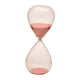 thumbnail image 3 of Reloj de arena con temporizador de 15 minutos, reloj de arena decorativo, reloj de arena de vidrio. Rosa, 3 of 9
