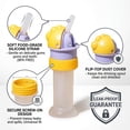 thumbnail image 6 of Water Bottle Spout Conversion Cap with Straw, Reusable Beverage Water Bottle Straw Lid, Flip Top Universal Spout Lid Converter, Spill-Proof Replacement Top, 6 of 8
