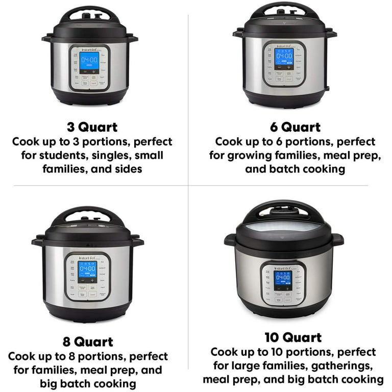 Instant Pot Duo Plus 9-in-1 Electric Pressure Cooker, Sterilizer, Slow  Cooker, Rice Cooker, 6 Quart, 15 One-Touch Programs & Ceramic Non-Stick