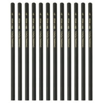 Uxcell 12Pcs 2H Drawing Pencils for Sketching, Hexagonal Sketch Pencils for Drawing Writing Art Sketching Artists Beginners, Black