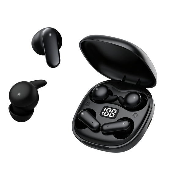 Wireless Earbuds 2 Pack, Bluetooth 5.4 Headphones with LED Display Charging Case, Waterproof Stereo Earphones, Works with phones, Tablets, Laptops
