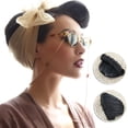 thumbnail image 5 of Clip in Bangs Synthetic Short Curly Retro Bangs for Women Clip in Retro Bangs Classic Fake Fringe Extension Natural Synthetic Bangs Hairpieces, 5 of 7