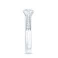thumbnail image 3 of Rosec Jewels Lab Diamond Engagment Ring with Side Stones - 1 Ct - 6 mm - EF-VS Quality, 14K White Gold, US 6.50, 3 of 8