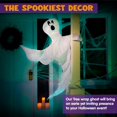 thumbnail image 5 of Joyfy Halloween Tree Wrap Ghost Decoration, Cute Ghost Design Decorations for Halloween Outdoor, Lawn, Tree Decor, Ghost Party Supplies, 5 of 9