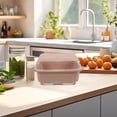 thumbnail image 4 of TABLETREANDS Escurridor De Platos Para Cocina Con Cubierta Transparente Y Para Color Rosa, 4 of 8