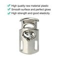 thumbnail image 4 of 20 Pcs Spring Cord Lock Plastic Cord Fastener Single Hole Toggle Stoppers Slider Silver Tone, 4 of 7