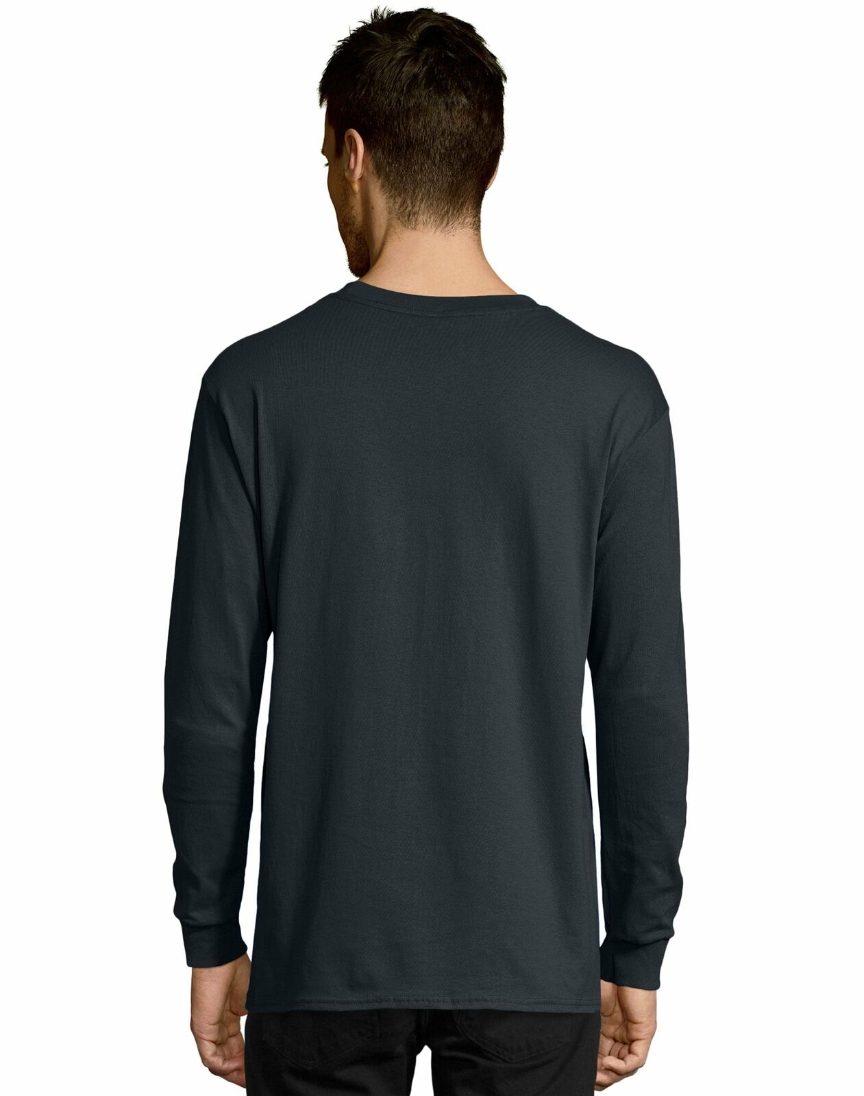 Hanes ComfortSoft Men's Long-Sleeve T-Shirt 4-Pack - O5286 - Walmart.com