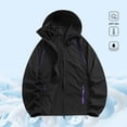 thumbnail image 7 of Noric Women's UPF50+ Sun Protection Jacket Hooded Long Sleeve Lightweight Windbreaker Zip Up Casual Summer with Pockets, 7 of 7