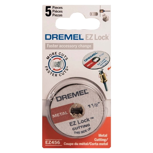 Accesorio Discos 5 Pieza Ez-456 Cortar Metal 1-1/2 In Dremel 2615E456AJ