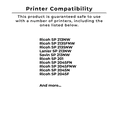 thumbnail image 4 of Zoomtoner Compatible Ricoh SP 204SFN RICOH 407259 (Type SP201LA) laser Toner Cartridge Black, 4 of 5