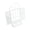 White, variant on Small Decorative Window Miniature with Flower Holder For Craft Projects And Desktop Display Plastic