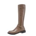 thumbnail image 3 of Taqqpue Women's Knee High Boots Plus Size Round Toe Side Zipper Comfortable Casual Long Boots for Women Size 5.5-11 Fashion Dress Shoes Fall Winter Riding Footwear Casual Walking, 3 of 10
