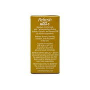 Refresh Optive Mega-3 Lubricant Eye Drops, Preservative-Free, 0.01 fl oz, 30 Vials, 3 Pack
