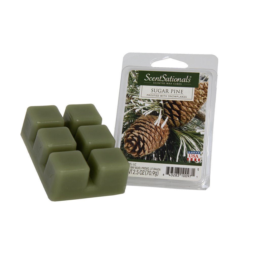 Scentsationals Sugar Pine 2.5 oz Scented Fragrant Wax Melts 3 Pack