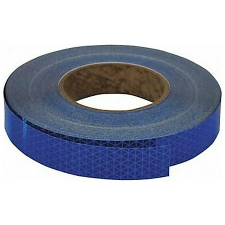 Oralite Reflective Tape,W 1 In, L 50 Yd,Blue 18762