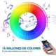 thumbnail image 1 of Banda de LED LED Bluetooth, LED 5M RGB 5050 IP65 Banda de LED Con 28 Modos Dinámicos, Cinta de Luz Multicolor Controlada por Aplicación y Control Remoto, sincronizada con el ritmo de la música y función de temporizador ShuxiuWang 8390614292277, 1 of 1