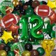 thumbnail image 2 of Set de decoración para fiestas de cumpleaños con temática de fútbol con globos, 2 of 7