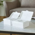 thumbnail image 4 of Caja de almacenamiento de mascarillas con tapa Caja de pañuelos húmedos Algodón removedor, 4 of 7
