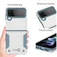 thumbnail image 4 of CoverON For Samsung Galaxy Z Flip 4 Phone Case, Military Grade Heavy Duty Rugged Cover Grip, White, 4 of 9