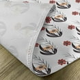 thumbnail image 5 of Ambesonne Nature Place Mats Set of 4, Red and Orange Flowers, Standard Size, Red Orange Black, 5 of 6
