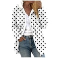 thumbnail image 2 of Fleece Jacket Women Full Zip Winter Clothes for Women Fluffy Faux Fur Coats Casual Loose Sherpa Fleece Sweatshirt Zip Up Hoodie Jackets Outwear Fall Winter Cardigan Women, 2 of 4