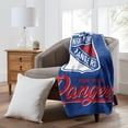 thumbnail image 2 of The Northwest Group  New York Rangers 50" x 60" Signature Raschel Plush Throw Blanket, 2 of 2