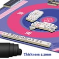 thumbnail image 2 of Mahjong Mat Purple Anti Slip Mahjong Mat Board Game Mat For Beginner, 2 of 6