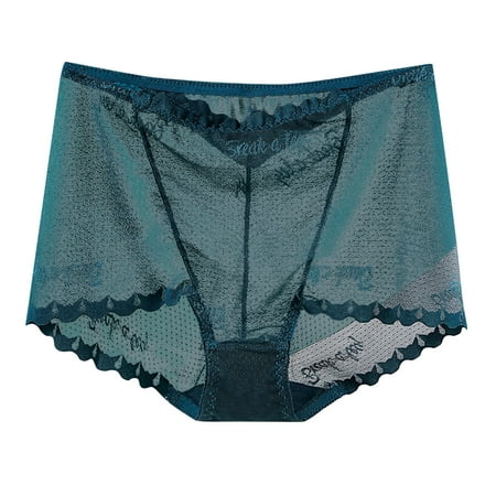 Bigersell Womens Lace Underwear Clearance Plus Size Panties Women High Cut Panty Style P-1672 Cotton Boyshort Panties Ladies Thong Underwear Briefs Mid Waist Women s Briefs Army Green XL