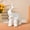 AZ514, variant on Elephant Figurines, Black and White Elephant Statue, Elephant Figurines for Home Decor, Lucky Elephant Decoration, Desktop Figurine for Home Living Room(Black)