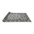 thumbnail image 2 of Ahgly Company Indoor Round Abstract Gray Modern Area Rugs, 3' Round, 2 of 4
