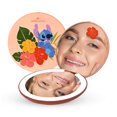 thumbnail image 1 of Impressions Vanity Disney Stitch Espejo compacto con luz de doble cara Lindo espejo de maquillaje de viaje con aumento Luz diurna Iluminación LED Brillo ajustable y control táctil (Coral), 1 of 5