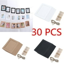 LAMIRO 4x4 Picture Frame Decorate Collage Photo Frames Wedding Ceremony Decorations Black for Baby