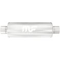 thumbnail image 1 of MagnaFlow Performance Muffler 14419: 4x4x14" Center/Center, 3" Inlet/Outlet, Universal Fit, Stainless Steel, Brushed Finish, 1 of 3