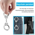 Creative Metal Handcuff Keychain Keychain Handcuffshaped Charm