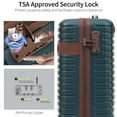 thumbnail image 2 of EUROCO 3 Piece Luggage Set, 20" Carry-on Suitcase with TSA Lock and Spinner Wheels, Lightweight Hardshell ABS Suitcase Set for Men Women,Ink Blue, 2 of 8