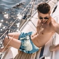 thumbnail image 2 of luoweisi Men's Beach Shorts Quick Dry Swim Trunks with Mesh Lining Polar Bear S, 2 of 5
