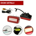 thumbnail image 4 of GTINTHEBOX Red Lens Full LED Rear Foglight, Backup Reverse Lamps For Mercedes W463 G-Class, 4 of 12