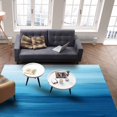 thumbnail image 4 of Area Rugs Indoor Non-Slip Rectangle Rug 2.7x5 Ft Summer Ocean Abstract Blue Water Coastal Rug Rubber Backing Floor Mats Non Shedding Home Decor Carpet for Entryway Living Room, 4 of 8