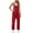 AA-Wine, variant on JURANMO Jumpsuits for Women Casual Summer Rompers Sleeveless Loose Spaghetti Strap Baggy Overalls Jumpers with Pockets 2025 Army Green S Lightning Sales Today