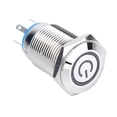 thumbnail image 2 of Indicadores LED metálicos impermeables de 16 mm y 12 V, lámpara de señalización para soldadura, anillo de pie el símbolo de la luz de la luz del anillo se ilumina, 2 of 7