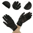 thumbnail image 2 of Unique Bargains 1 Pair Sunblock Mittens Ditsy Floral Sun Block Driving Gloves for Women Black, 2 of 5